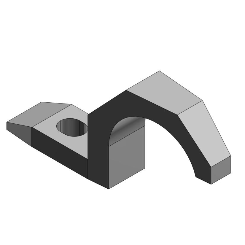 T&B® 1281AL Pipe Strap, 2 in, For Use With IMC/Rigid Conduit, Aluminum